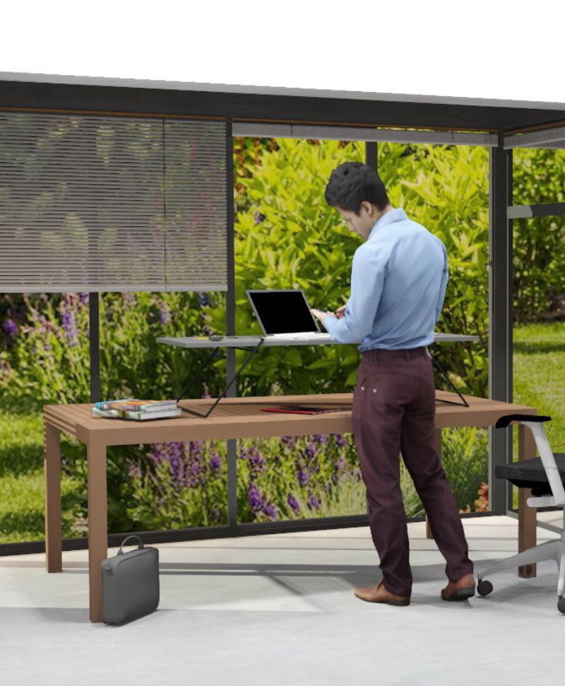 outside-inside windowseat office